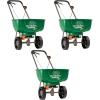 imageScotts Turf Builder EdgeGuard DLX Broadcast Spreader for Seed Fertilizer Salt Ice Melt Holds up to 15000 sqft Product3 Pack