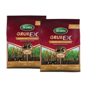 imageScotts GrubEx1 Season Long Grub Killer Protects Lawns Up to 4 Months 5000 sq ft 1435 lbs5 000 sq ft pack of 2