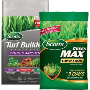 imageScotts Turf Builder Southern Triple Action  Weed Killer Fire Ant Preventer Lawn Fertilizer 8000 sq ft 2664 lbsSmall Bundle