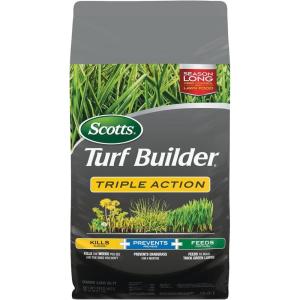 imageScotts Turf Builder Triple Action Weed Killer and Preventer Plus Lawn Fertilizer 4000 sq ft 20 lbs4 000 sq ft
