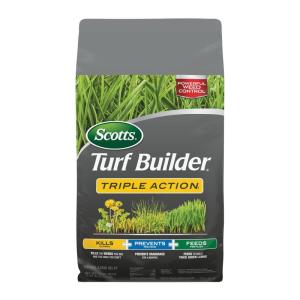 imageScotts Turf Builder Triple ActionI Weed Killer and Preventer Plus Lawn Fertilizer 4000 sq ft 1131 lbs4 000 sq ft