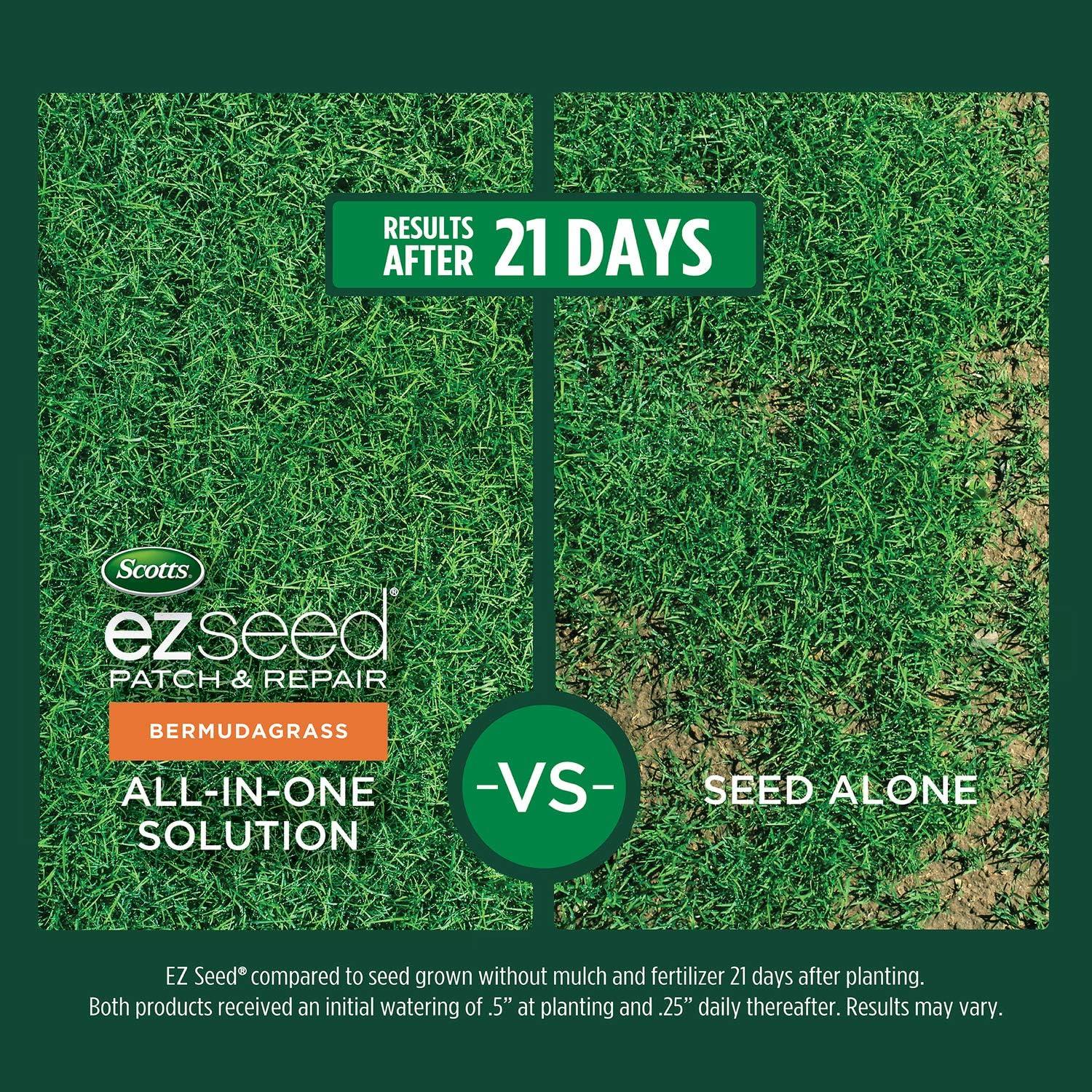 imageScotts EZ Seed Bermudagrass  375 lb Combination Mulch Seed and Fertilizer For Tough Conditions Like Scorching Heat and Dry Areas Grows on Slopes and in High Traffic Areas2 Pack