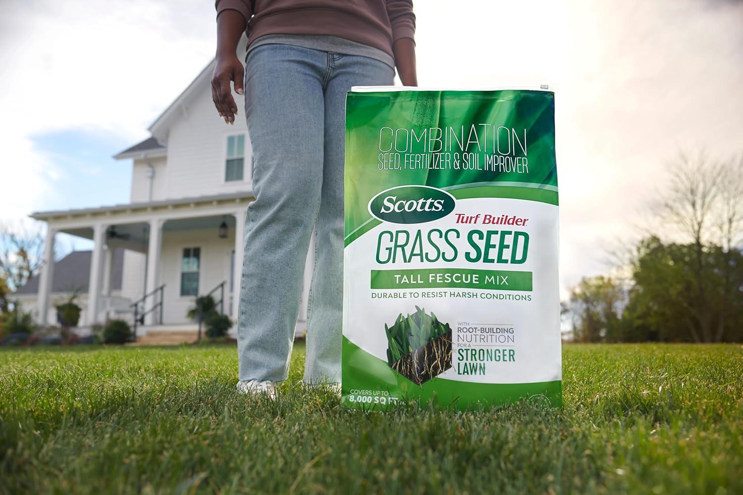 imageScotts Professional Turfgrass Seed Tall Fescue Mix Uncoated 999 Weed Free 50 lbs16 lb