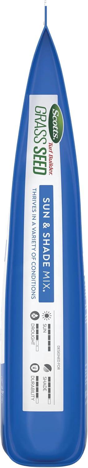 imageScotts Turf Builder Grass Seed Sun ampamp Shade Mix with Fertilizer and Soil Improver Thrives in Many Conditions 32 lbs32 lb