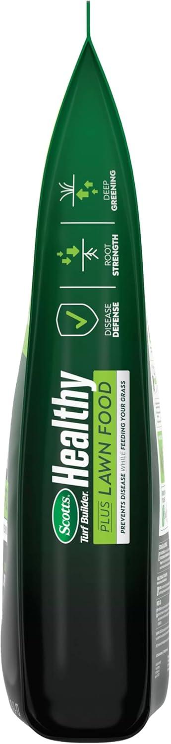 imageScotts Turf Builder Healthy Plus Lawn Food 2in1 Fungicide and Fertilizer Helps Grass Withstand Summer Stress 8000 sq ft 2740 lbs4 000 sq ft