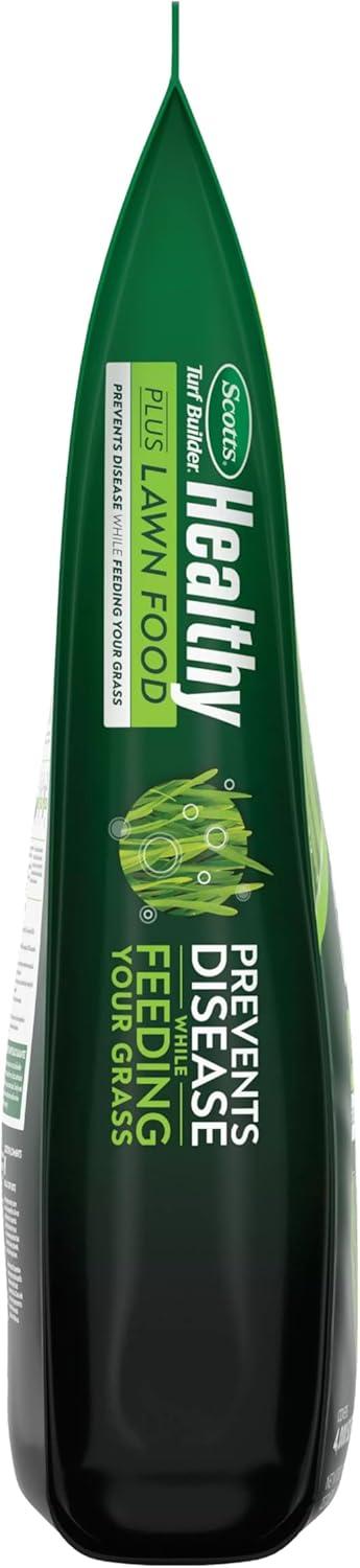 imageScotts Turf Builder Healthy Plus Lawn Food 2in1 Fungicide and Fertilizer Helps Grass Withstand Summer Stress 8000 sq ft 2740 lbs4 000 sq ft