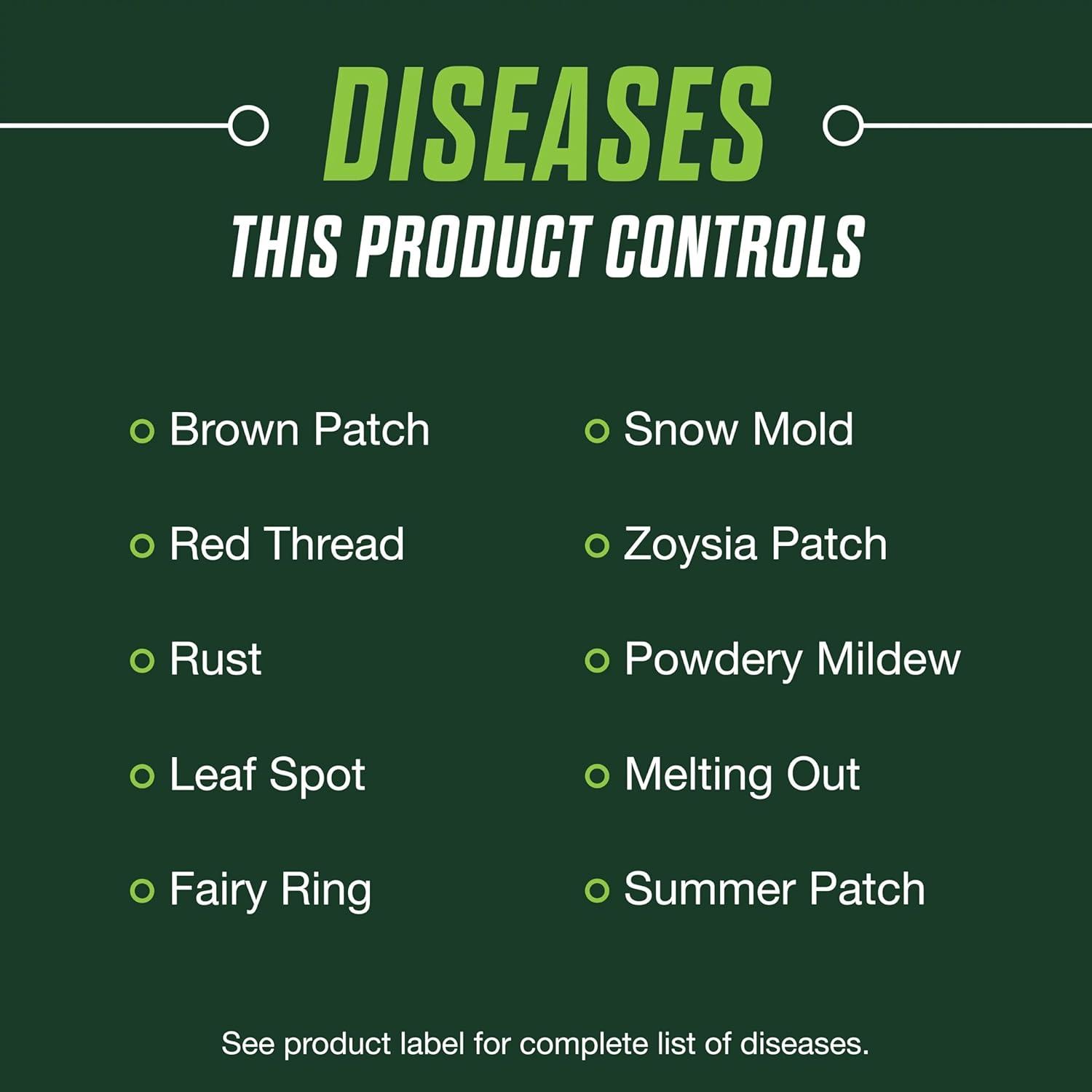imageScotts Turf Builder Healthy Plus Lawn Food 2in1 Fungicide and Fertilizer Helps Grass Withstand Summer Stress 8000 sq ft 2740 lbs4 000 sq ft