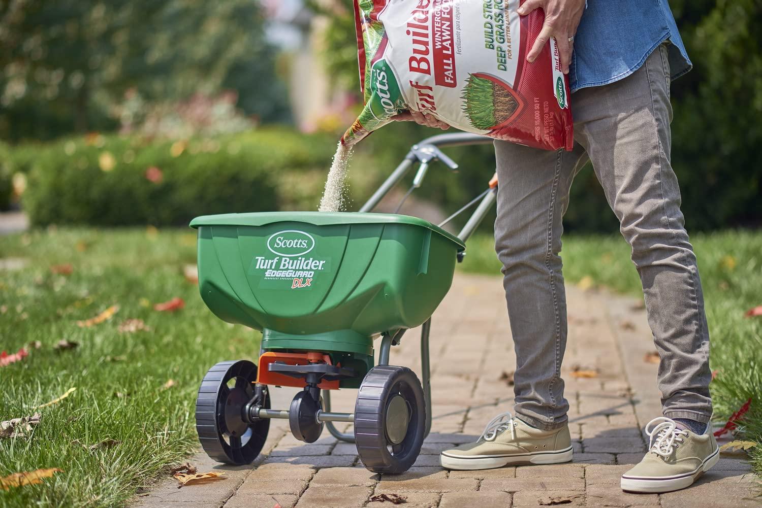imageScotts Turf Builder WinterGuard Fall Lawn Fertilizer for All Grass Types 15000 sq ft 375 lbs15 000 sq ft