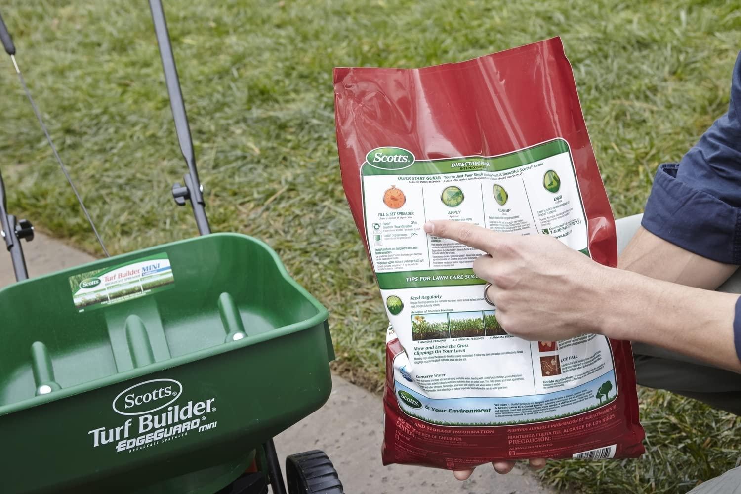 imageScotts Turf Builder WinterGuard Fall Lawn Fertilizer for All Grass Types 15000 sq ft 375 lbs15 000 sq ft