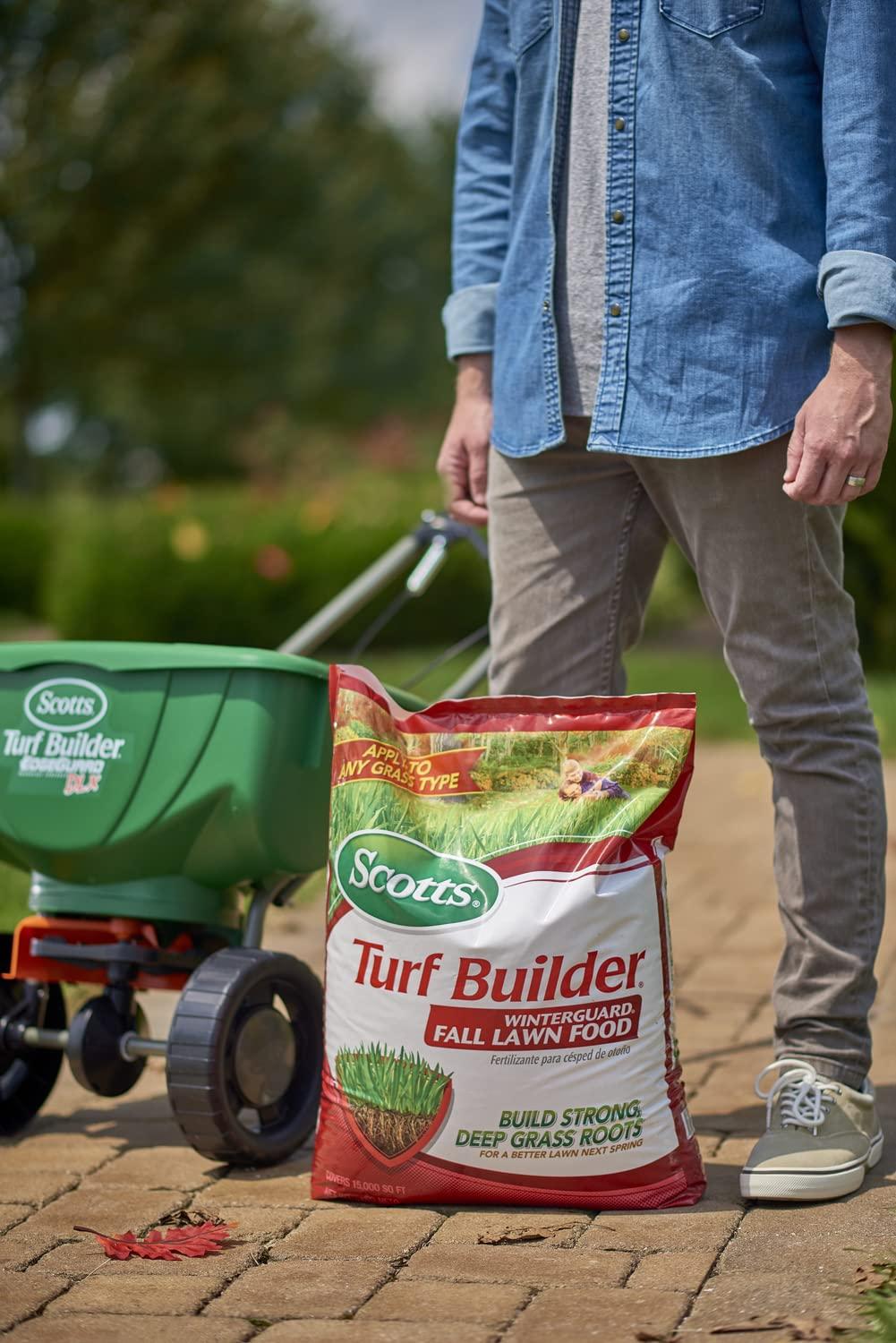 imageScotts Turf Builder WinterGuard Fall Lawn Fertilizer for All Grass Types 15000 sq ft 375 lbs15 000 sq ft