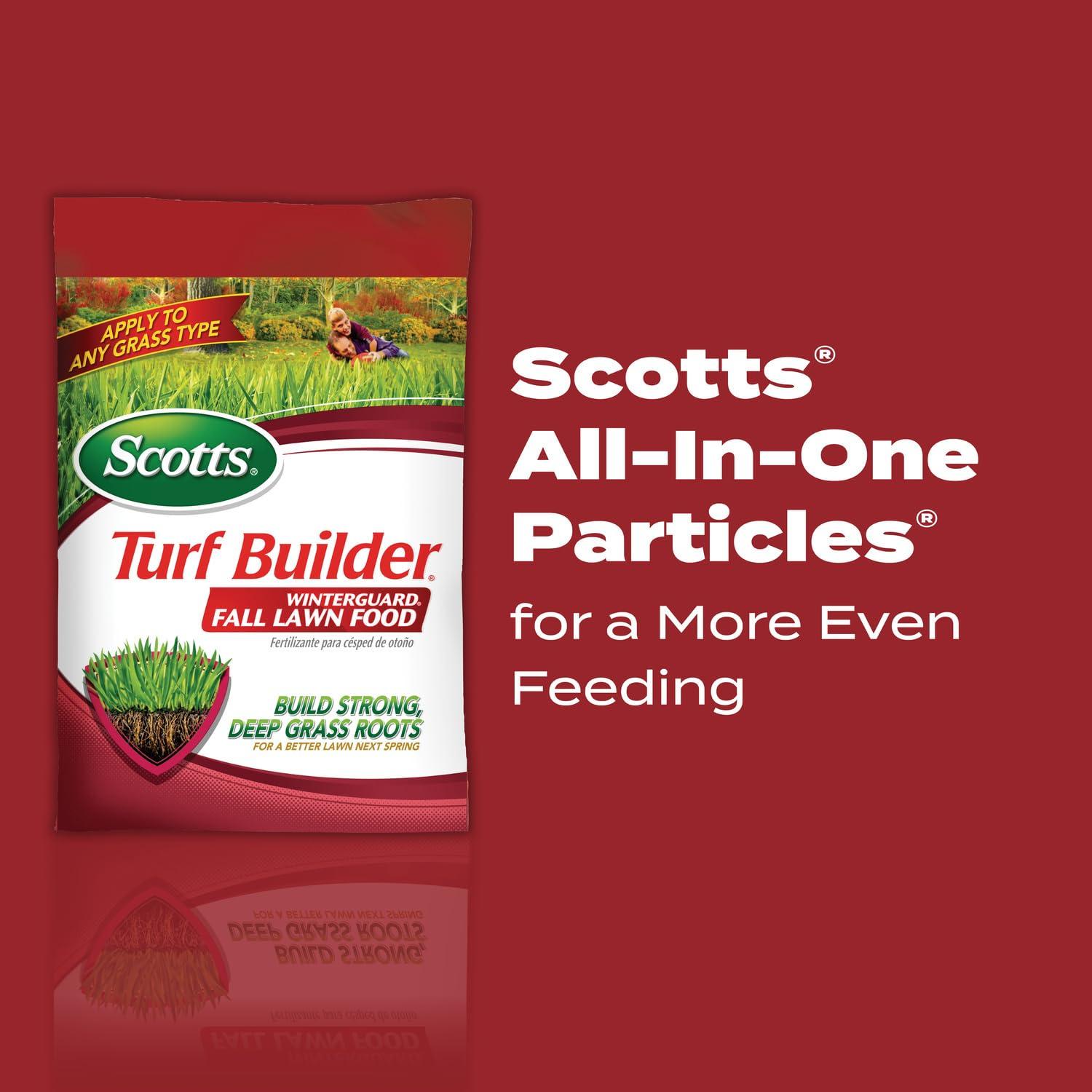 imageScotts Turf Builder WinterGuard Fall Lawn Fertilizer for All Grass Types 15000 sq ft 375 lbs4 000 sq ft