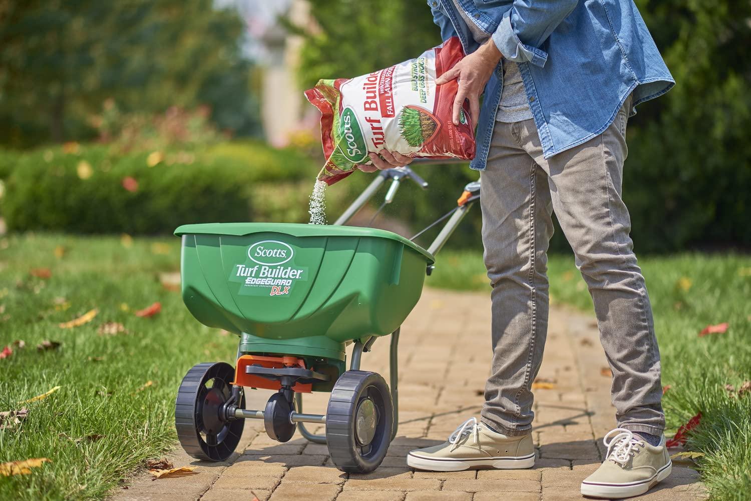 imageScotts Turf Builder WinterGuard Fall Lawn Fertilizer for All Grass Types 15000 sq ft 375 lbs5 000 sq ft 2Pack