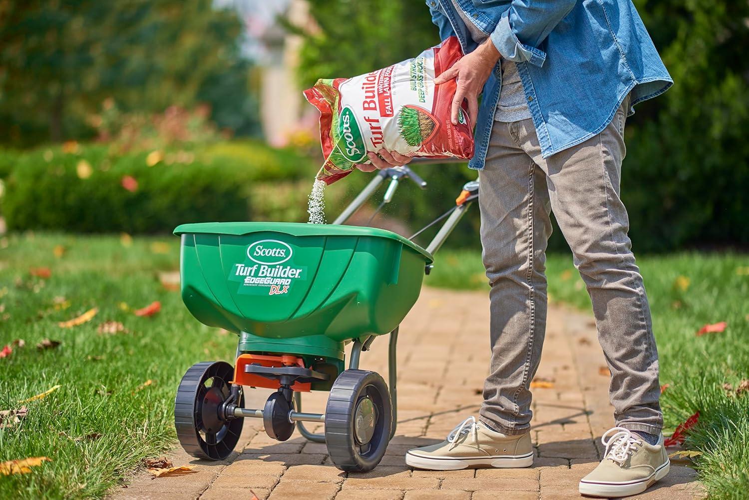 imageScotts Turf Builder WinterGuard Fall Lawn Fertilizer for All Grass Types 15000 sq ft 375 lbs5 000 sq ft