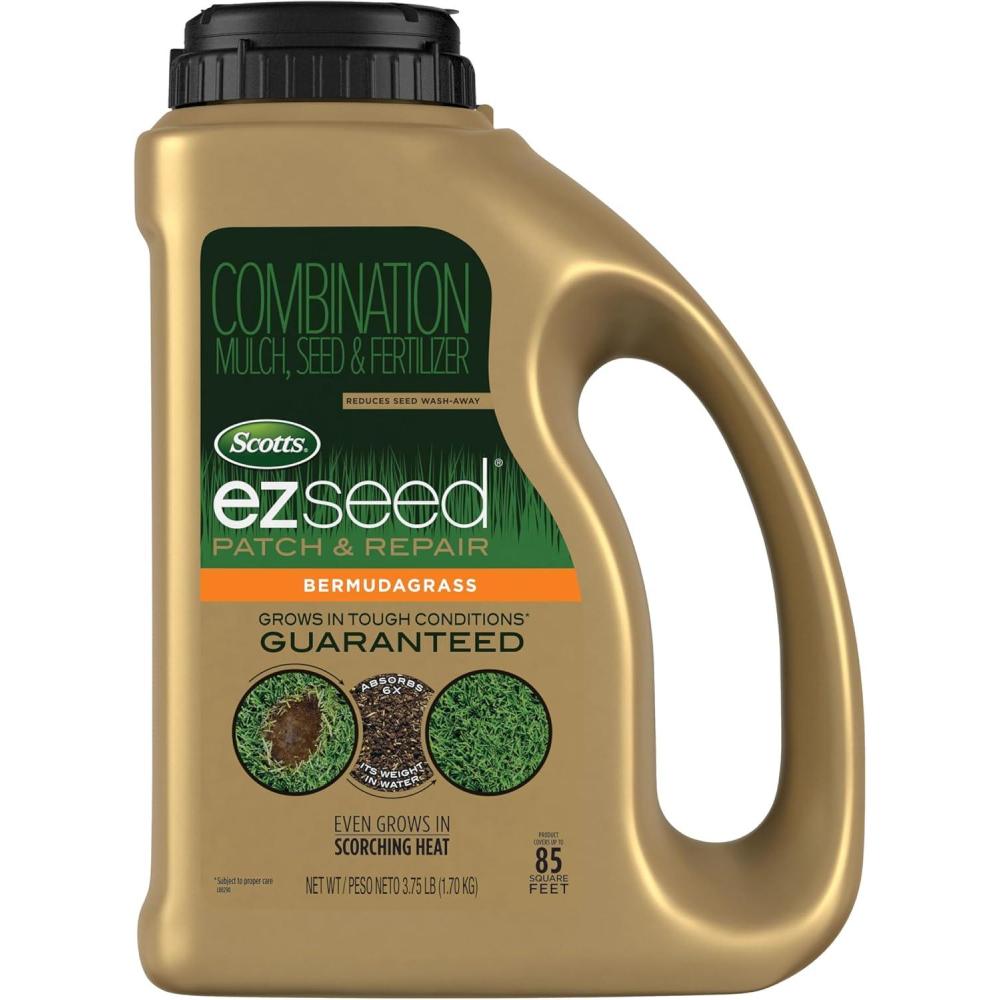 imageScotts EZ Seed Bermudagrass  375 lb Combination Mulch Seed and Fertilizer For Tough Conditions Like Scorching Heat and Dry Areas Grows on Slopes and in High Traffic Areas1 Pack