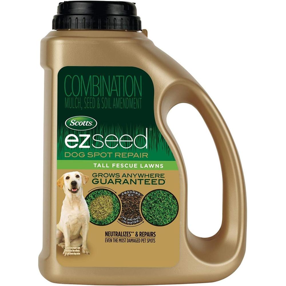 imageScotts EZ Seed Patch and Repair Tall Fescue Lawns 375 lb  Combination Mulch Seed and Fertilizer  Tackifier Reduces Seed WashAway  Mix Covers up to 85 sq ft2 lb