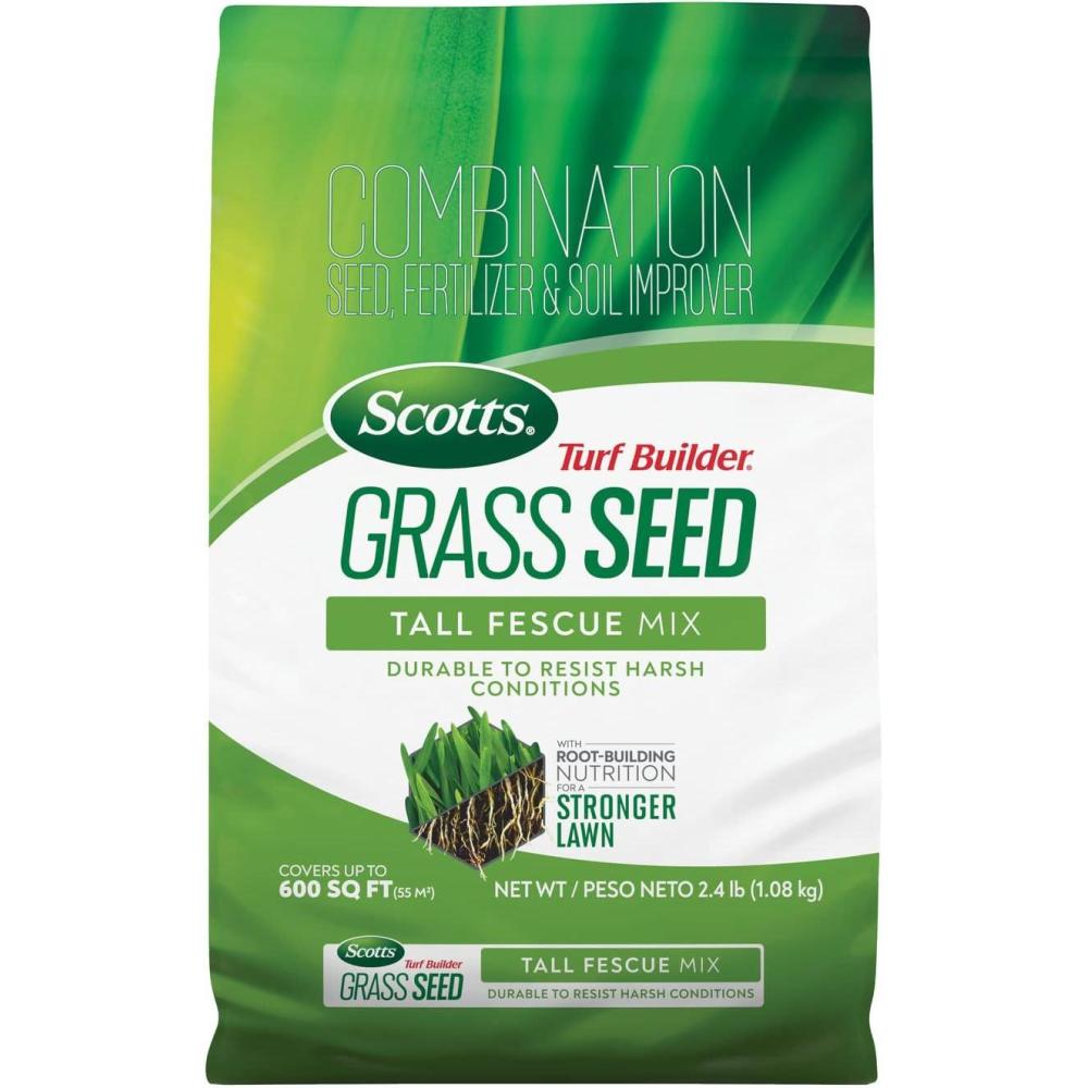 imageScotts Professional Turfgrass Seed Tall Fescue Mix Uncoated 999 Weed Free 50 lbs24 lb