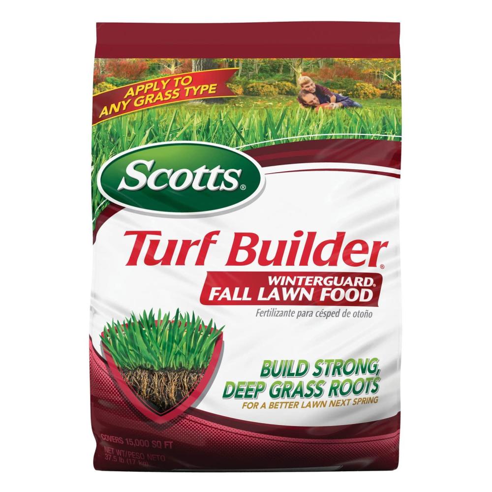 imageScotts Turf Builder WinterGuard Fall Lawn Fertilizer for All Grass Types 15000 sq ft 375 lbs15 000 sq ft