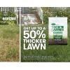 imageScotts Turf Builder THICKR LAWN Grass Seed Fertilizer and Soil Improver for Sun ampamp Shade 1200 sq ft 12 lbsThickR 1 Pack