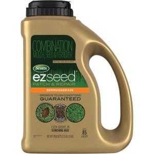 imageScotts EZ Seed Bermudagrass  375 lb Combination Mulch Seed and Fertilizer For Tough Conditions Like Scorching Heat and Dry Areas Grows on Slopes and in High Traffic Areas1 Pack