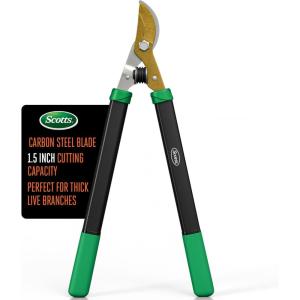 imageScotts 21 in Anvil Lopper  HeavyDuty Branch Cutter with TeflonCoated Carbon Steel Blade 15 in Cutting Capacity and Comfort Grip Handles for Dry Hard Thick BranchesBypass Lopper 21