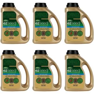 imageScotts EZ Seed Patch ampamp Repair for Sun and Shade Combination Mulch Sun and Shade Grass Seed and Fertilizer for Bare Spots and Repair Grows Anywhere 10 lbs375 lb
