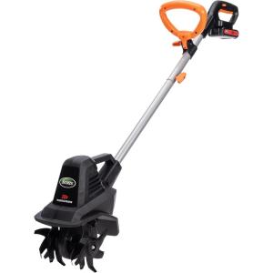 imageScotts Outdoor Power Tools TC70020S 20Volt 75Inch Cordless Garden Tiller Cultivator 2AH Battery ampamp Fast Charger Included75Inch 20Volt Cordless