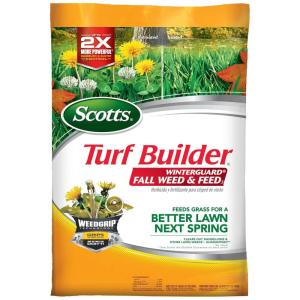 imageScotts Turf Builder WinterGuard Fall Weed ampamp Feed3 Weed Killer Plus Fall Fertilizer 15000 sq ft 4287 lbs
