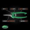 imageScotts 2Piece Pruning Shears Set  Includes 8 in Bypass Pruner for Live Plants and 8 in Anvil Pruner for Dry Stems  Sharp Carbon Steel Blades and Comfort Grip Handles for Garden and Yard UseFloral Shears