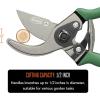 imageScotts 2Piece Pruning Shears Set  Includes 8 in Bypass Pruner for Live Plants and 8 in Anvil Pruner for Dry Stems  Sharp Carbon Steel Blades and Comfort Grip Handles for Garden and Yard UseBypass Pruner