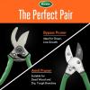 imageScotts 2Piece Pruning Shears Set  Includes 8 in Bypass Pruner for Live Plants and 8 in Anvil Pruner for Dry Stems  Sharp Carbon Steel Blades and Comfort Grip Handles for Garden and Yard UseAnvil  Bypass Pruning Kit