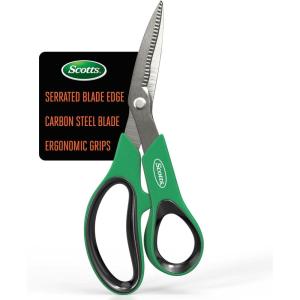 imageScotts 2Piece Pruning Shears Set  Includes 8 in Bypass Pruner for Live Plants and 8 in Anvil Pruner for Dry Stems  Sharp Carbon Steel Blades and Comfort Grip Handles for Garden and Yard UseAllPurpose Garden Shears