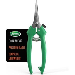 imageScotts 2Piece Pruning Shears Set  Includes 8 in Bypass Pruner for Live Plants and 8 in Anvil Pruner for Dry Stems  Sharp Carbon Steel Blades and Comfort Grip Handles for Garden and Yard UseFloral Shears