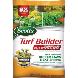 imageScotts Turf Builder WinterGuard Fall Weed ampamp Feed3 Weed Killer Plus Fall Fertilizer 5000 sq ft 1429 lbs4 000 sq ft