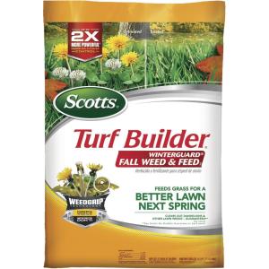 imageScotts Turf Builder WinterGuard Fall Weed ampamp Feed3 Weed Killer Plus Fall Fertilizer 5000 sq ft 1429 lbs5 000 sq ft