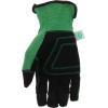 imageScotts unisex adult High Dexterity Synthetic Leather Garden Yard Work Gloves Green Large US